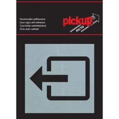 Sale Pictogramme en aluminium sortie 8 x 8 cm Signalisation