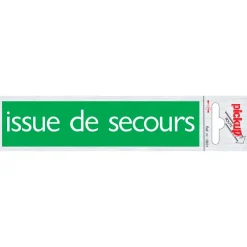 Online Pictogramme en aluminium issue de secours 16,5 x 4,4 cm Signalisation