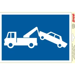 Clearance Pictogramme en vinyle enlèvement demandé 23 x 33 cm Signalisation