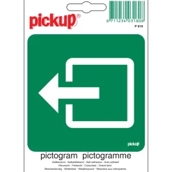 Outlet Pictogramme entrée de secours 10 x 10 cm Signalisation