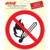 Discount Pictogramme flamme interdite Ø 15 cm Signalisation