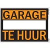 Outlet Pictogramme garage te huur 23 x 33 cm Signalisation