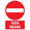 Sale Pictogramme geen ingang 23 x 33 cm Signalisation