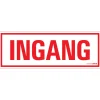 Hot Pictogramme ingang 33 x 12 cm Signalisation