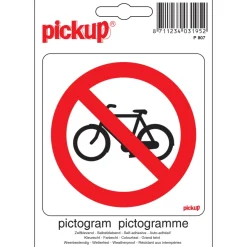 Hot Pictogramme interdit aux vélos 10 x 10 cm Signalisation