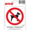 New Pictogramme interdit chiens 10 x 10 cm Signalisation