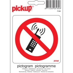 New Pictogramme interdit gsm 10 x 10 cm Signalisation