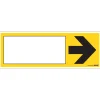 Discount Pictogramme jaune avec flèche 33 x 12 cm Signalisation