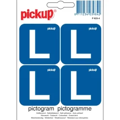 Outlet Pictogramme L 4 pièces 10 x 10 cm Signalisation