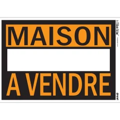 Outlet Pictogramme maison à vendre 23 x 33 cm Signalisation
