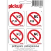 Pictogramme no pub 10 x 10 cm Signalisation