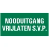 Sale Pictogramme nooduitgang vrijlaten 15 x 30 cm Signalisation