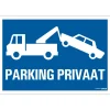 Outlet Pictogramme parking privaat 23 x 33 cm Signalisation