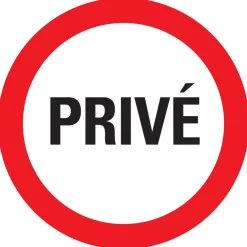 Best Pictogramme privé Ø30 cm Signalisation