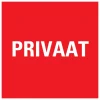 Clearance Pictogramme privaat 20 x 20 cm Signalisation
