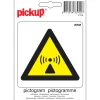 Pictogramme radiation 10 x 10 cm Signalisation