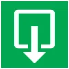 Pictogramme sortie 20 x 20 cm Signalisation