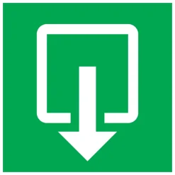 Pictogramme sortie 20 x 20 cm Signalisation