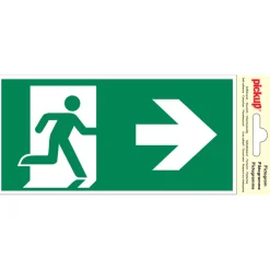 Outlet Pictogramme sortie secours droite 10 x 20 cm Signalisation