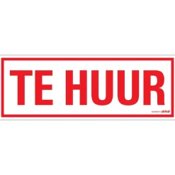Online Pictogramme te huur 33 x 12 cm Signalisation