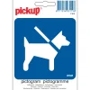 Clearance Pictogramme tenir les chiens à laisse 10 x 10 cm Signalisation