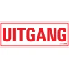 Pictogramme uitgang 33 x 12 cm Signalisation