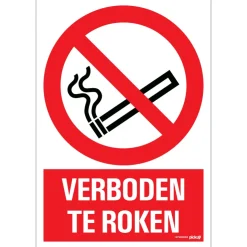 Sale Pictogramme verboden te roken 23 x 33 cm Signalisation
