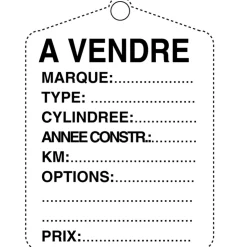 Outlet Plaque ' à vendre ' Signalisation