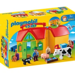 Outlet 1.2.3 Ferme Transportable - 6962 Jeux De Construction