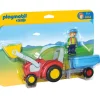 Hot 1.2.3 Fermier Avec Tracteur - 6964 Jeux De Construction