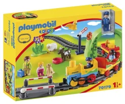 1.2.3 Train Passagers + Circ - 70179 Jeux De Construction