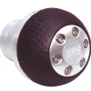 Clearance Pommeau de levier de vitesses rond alu/noir Accessoires