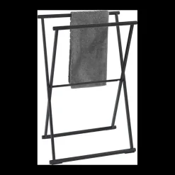 Clearance Porte serviettes Lava noir Étagères|Porte-serviettes