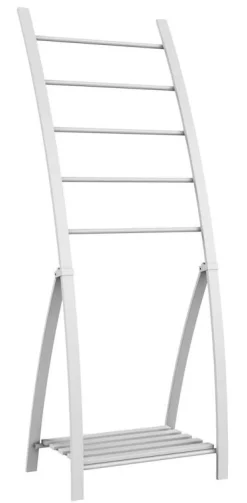 Sale Porte-serviettes 5 barres blanc mat Porte-serviettes