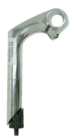 Discount Potence alu argent Dia.25,4 mm / 160 mm / ext.80 mm Accessoires Vélo
