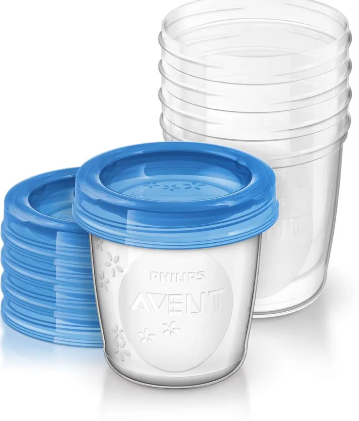 Hot Pots de conservation lait maternel 180 ml 5 pièces L'allaitement