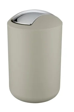Poubelle Brasil taupe 6,5 L Accessoires De Toilette