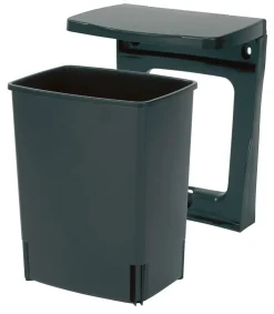 New Poubelle encastrable 10 L noir Poubelles Et Sacs