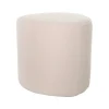 Pouf Tirana - Ø40x38cm - Vanille Tabourets Et Poufs