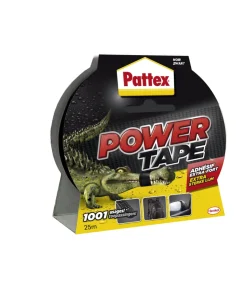 Power tape noir 25 m Rubans Adhésif