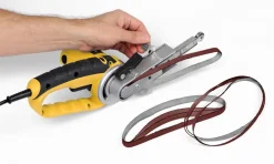 Clearance POWX139 Ponceuse à bande - 400 W Rabots Et Ponceuses
