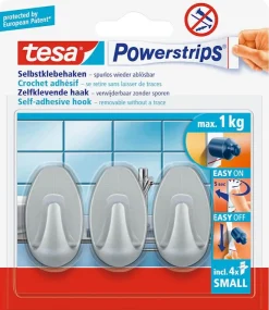 Online Powerstrips Crochets ovales chrome mat Rubans Adhésif