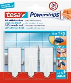 Discount Powerstrips Crochets rectangulaires blanc Rubans Adhésif