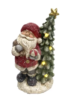 Outlet Père Noël Flynn 49 cm Statues, Figurines Et Maisons
