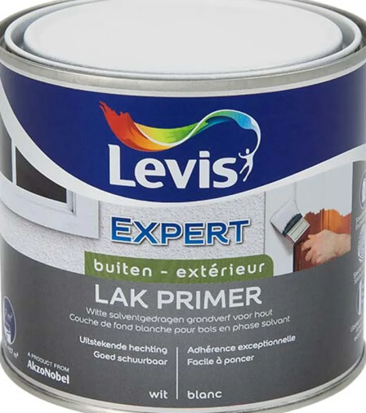 Clearance Primer hout expert 0,5 L blanc Primer|Peinture Mur Et Plafond