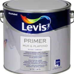 Discount Primer mur & plafond 2,5 L gris Primer|Peinture Mur Et Plafond