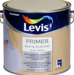 Best Primer mur & plafond 2,5 L ocre jaune Primer|Peinture Mur Et Plafond