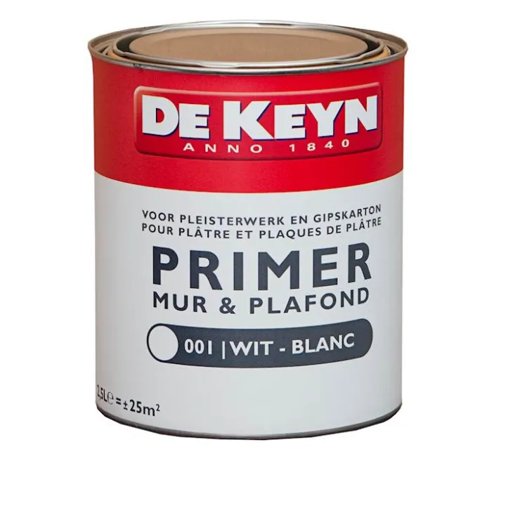 Hot Primer mur & plafond 2,5 L blanc Primer|Primers Et Couches De Fond