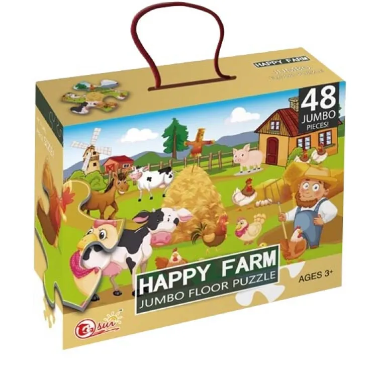 Clearance Puzzle Amis de la ferme - 48 pièces Puzzles