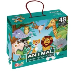 Online Puzzle animaux jungle 48 pièces Puzzles